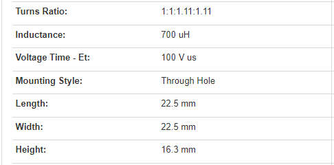 T60402-C4615-X070 SMT SMD Pulse Transformers Ethernet Magnetic Surface Mount For Meter