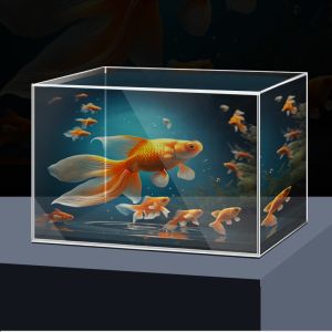 Dust Proof Acrylic Display Case Double Sided Acrylic Statue Display Case