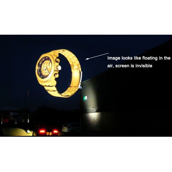 Front Rear Transparent Hologram Mesh Screen For Live Concert