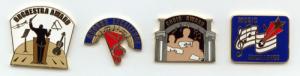 China Metal pin, lapel pin, football pin, emblem, enamel badge, printing badge, plating bagde on sale