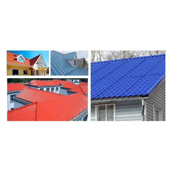 5.5Kw Glazed Tile Roll Forming Machine Automatic PLC Detla System