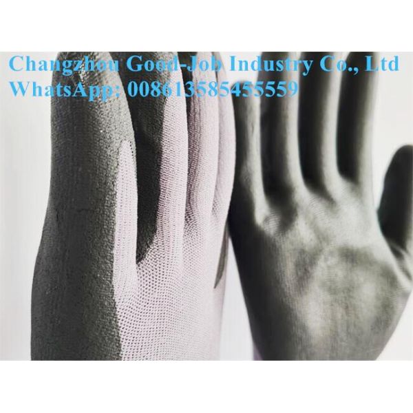 15G Nitrile Protective Work Gloves Superfine Foam Nitrile Coated With CE EN388: 4121