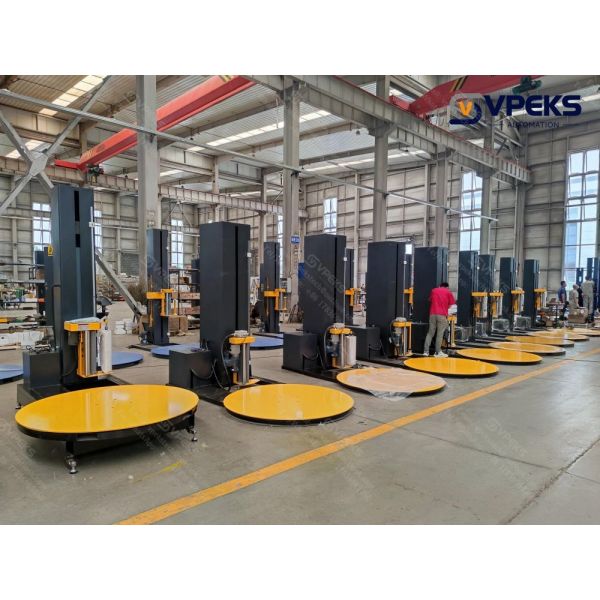 2000kgs Load Pallet Wrapper Lantech Cello Wrapping Machine For Stable Packaging