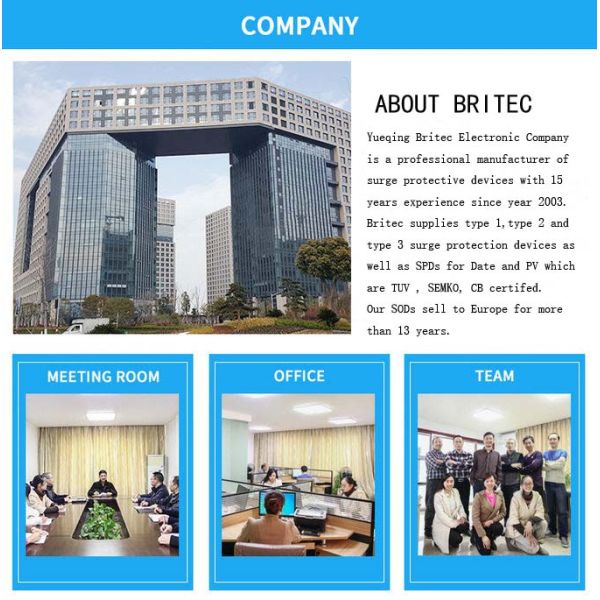 100kA 380V Industrial Power Spd Box Lightning Protector With Three Phase