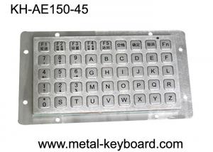 China Anti Vandal Rear Panel Mount Keyboard Industrial , Kiosk Keyboard USB interface in 45 Keys wholesale