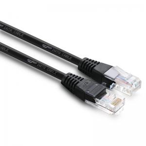 China Black UTP Cat5e Patch Cable 24AWG CCA UL 6ft Cat5e Network Patch Cable on sale