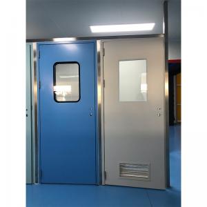 China Fireproof Stainless Steel Security Doors 900*2100m For Food Factory Laboratory on sale