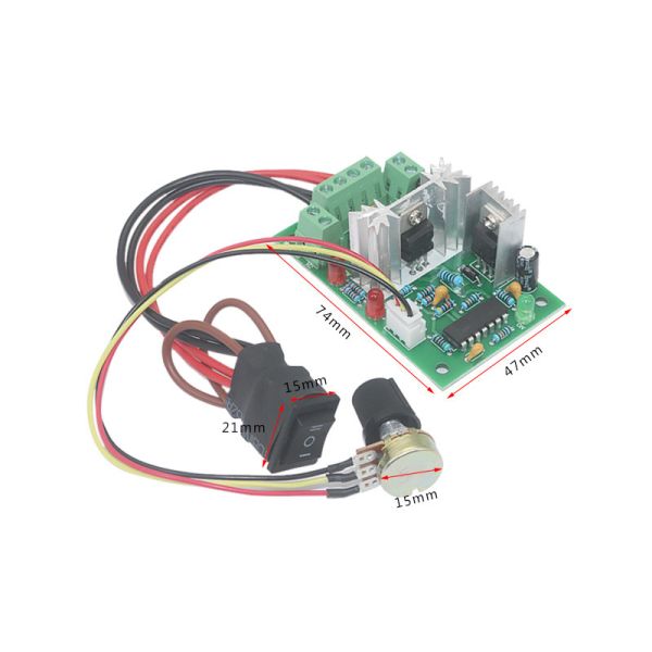 Reversible Switch PWM DC Motor Controller 24v 120W CCM2 ODM OEM