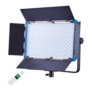 China 240V DMX Daylight Photography Lights 100 Watt Adjustable Studio Lights With 4 Leaf Barn Doors wholesale