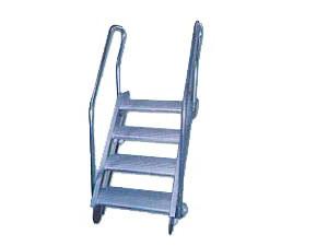 China Aluminium Alloy Marine Boarding Ladder Anti-Slip Feet Strong Anti-Rust Bulwark Ladder wholesale