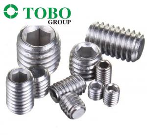 China TOBO Supply DIN 913 Hex Socket Headless Screws Of Stainless Steel wholesale