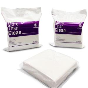 China 4x4 Lint Free Cleaning Wipes 56g Nonwoven White Surface Disinfectant wholesale