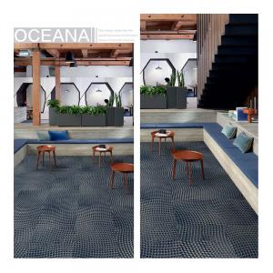 China Dot Line Design Office Patterned Carpet Floor Tiles Polyamide Fiber wholesale