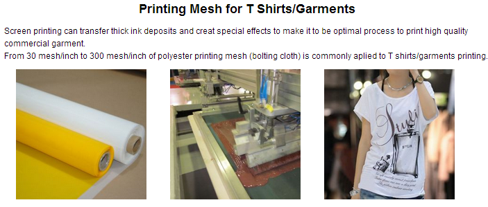 Heat Resistant Polyester Screen Printing Mesh , Plain Woven Polyester Mesh Fabric