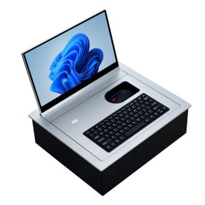 Desktop Terminal Flip Flop Computer 240V Concealed Lift LCD Flip Flops