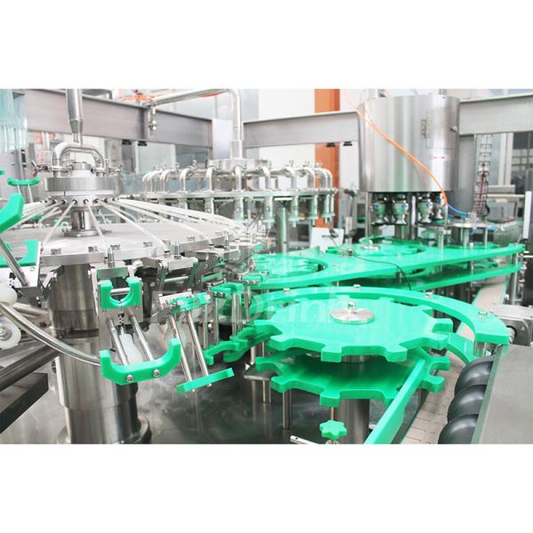 Glass Bottle Juice Filling Machine 10000B/H Beverage Bottling Machine With Back Flow Tank