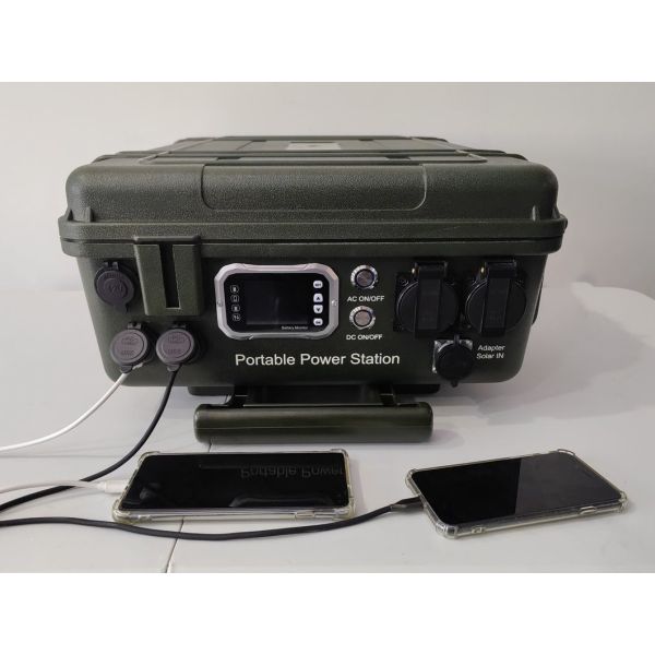 Safe and Efficient No Noise No Vibration 6000W/6048wh Portable Industrial Mobile Power Station