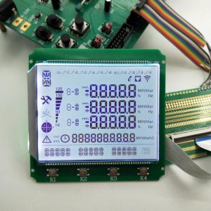 China LCM High Resolution Monochrome LCD Display Segment Code Screen With Backlight on sale