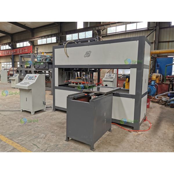 PLC Controlled Paper Casting Runner Forming Machine for Foundry With Hot Press Equipment