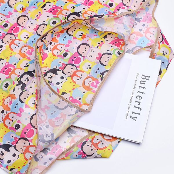 Customized Waterproof Foldable Reusable Shopping Bags Portable Polyester