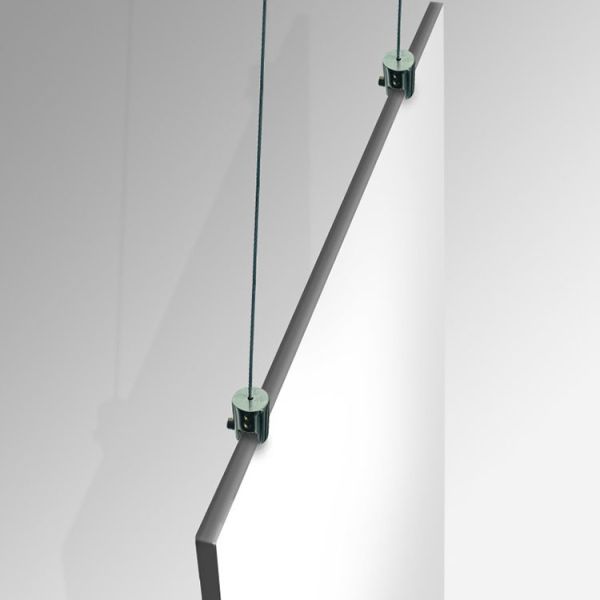 Aluminium Brass Self-Locking Wire Cable Display System For Signage And Advertising Picture