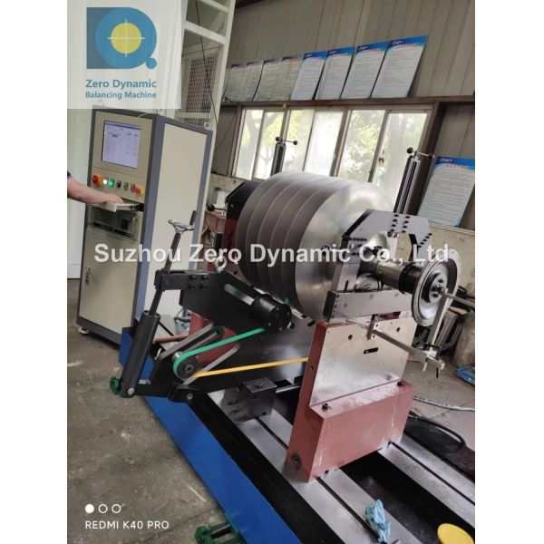 Generator Motor Rotor Balancing Machine, Belt Drive Hard Bearing Paper Mill Roller Balancer