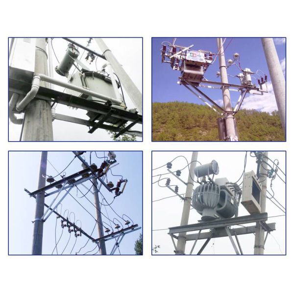 Hot Dip Galvanized Fiber Optic Anchor Hook For ABC Cable Pole