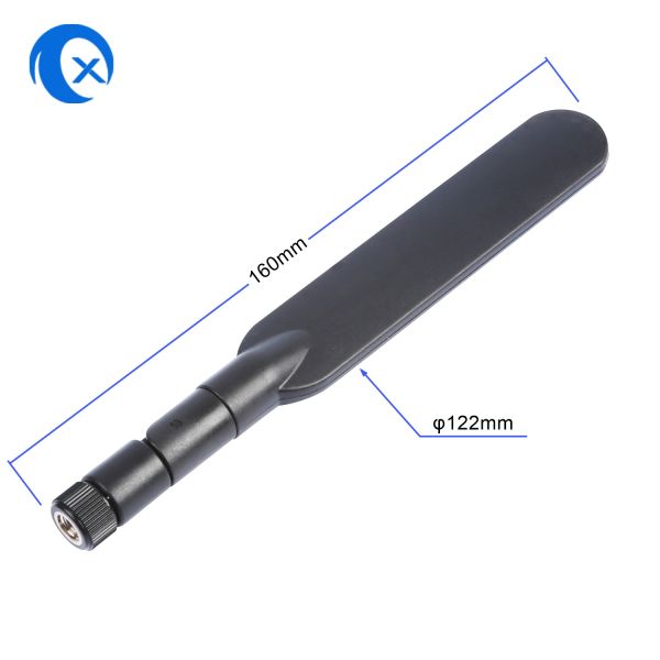 2.4G Omnidirectional WiFi Antenna 2dBi with RP-SMA Connector for Security IP Camera