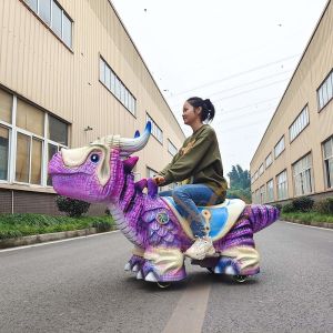 Buy cheap 350W Battery Operated Electric Ride On Dinosaur Animatronic Walking Dinosaur OEM from wholesalers