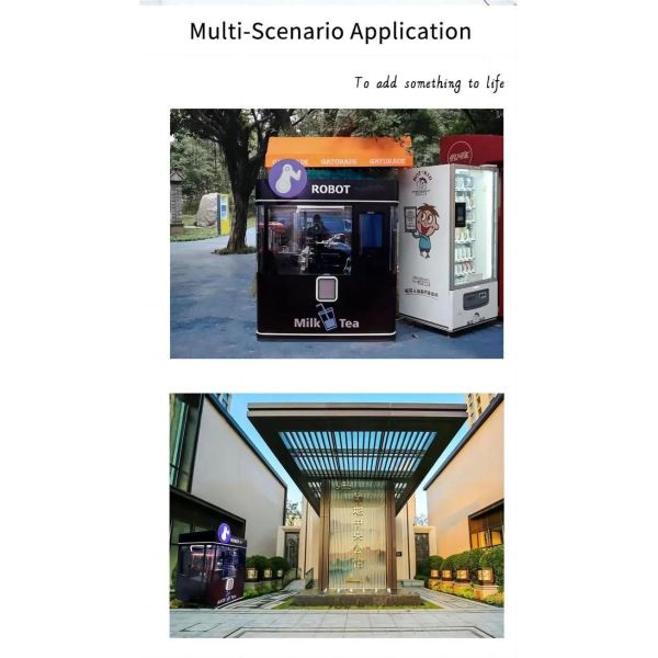 Automatic Coffee Robot Barista Vending Machine for Fresh Brewed Beverages