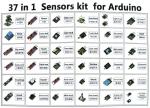 DIY Electronic Sensor Kit 37 in 1 Sensor Module Starter Kit for Ardu