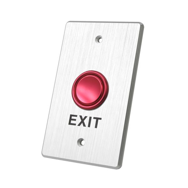 Low Voltage Panel Mount Momentary Push Button Switch Red / Green / Silver Optional