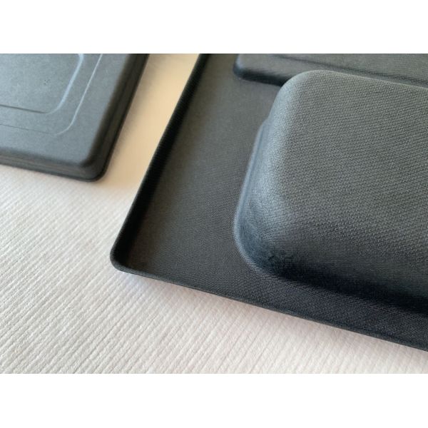 RoHS Wet Press Molded Pulp Packaging Eco Friendly Biodegradable Paper Pulp