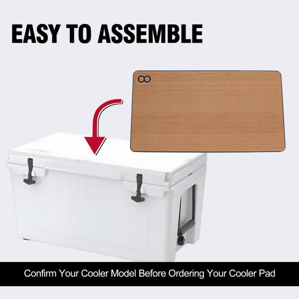 Custom Logo Accepted Woowave Design EVA Foam Ice Insulated Mat for RTIC 65 Cooler Box