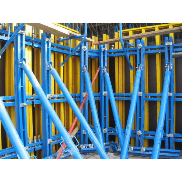 Long Lifespan Wall Formwork System Painting / Powder Coated / Galvanized Surface Treatment
