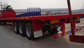 CIMC used Heavy Loading Capacity 40 60 80 100 Ton 3 Axle 4 Axle 40ft 45ft Container Flatbed Semi Trailer To Africa