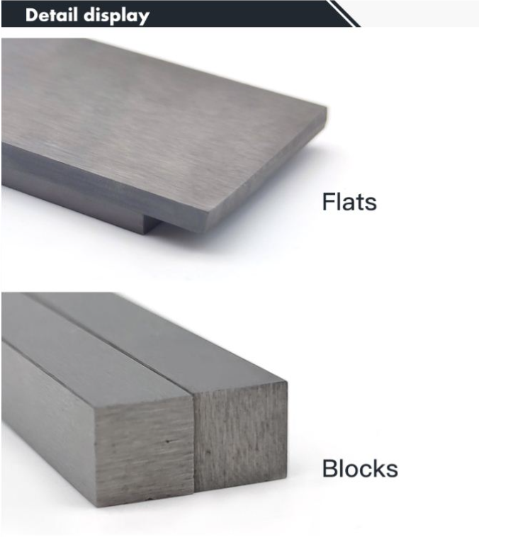 China Zhuzhou Factory Good K10 K20 Tungsten Carbide Sheet Tungsten Carbide Strip Blanks Tungsten Carbide Blade