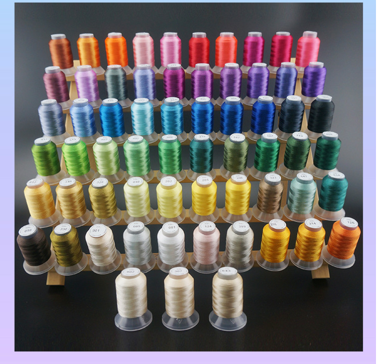 OETEX GRS Polyester Embroidery Thread , Dyed Rayon Machine Embroidery Thread