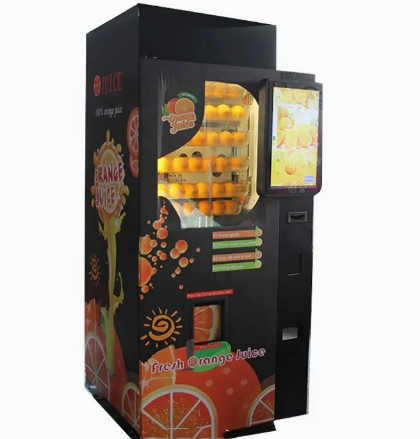 Mall Automatic Fruit Juice Vending Machine Self Service With Bill Acceptor
