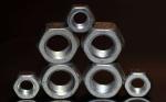 Steel Metal Thin Hex Nuts High Strength Width Across Flats 23.2mm For Constructi