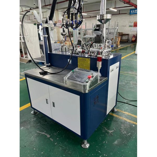 Vacuum Functions Semi Automatic Precision Liquid Glue Dispenser for 2 Part Resin Mixing