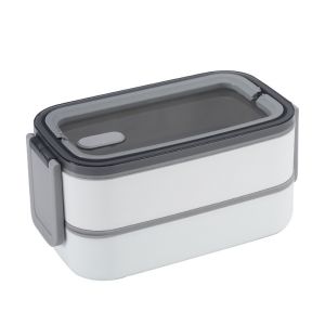 Buy cheap Double Layer Stainless Steel Stackable Lunch Box Leak Proof For Portion Control from wholesalers