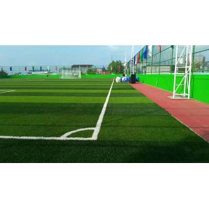China Soccer Fields Synthetic Turf With Rubber Granules Infill Material Located In Maldives wholesale