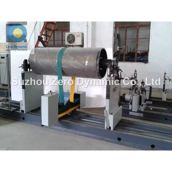 160-5000kg Universal Joint Balancing Machine For Wind Turbine, Rubber Roller, Centrifugal Fan