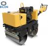 9HP Walk Behind Dual Drum Hydraulic Road Roller Exciting Force 30KN for sale