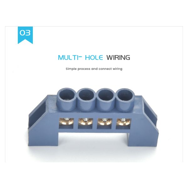 Neutral Link Terminal Block Screw Type Busbar For Electronic Circuits Machines