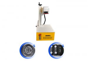 China Yellow Mini Portable UV Laser Marking Machine 5W For Marking EVA And Placstic on sale