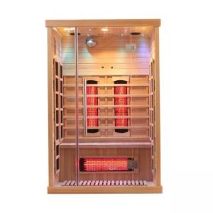 China Family Indoor Full Spectrum Carbon Far Infrared Sauna For Two Person wholesale
