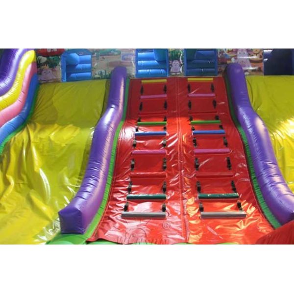 Luntik And His Friends Inflatable Toddler Playground / Amusement Park With Slide