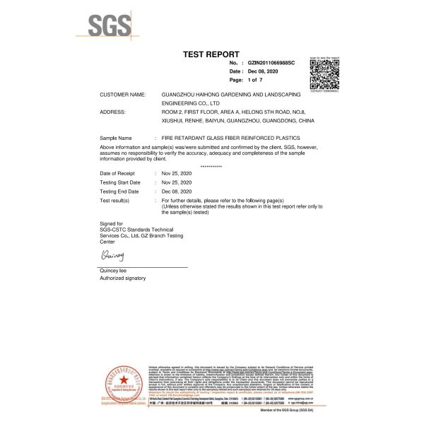 Fire Proof Certification ASTM E84 Artificial Pine Tree